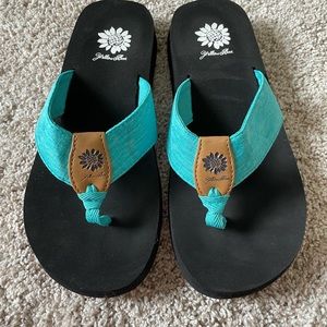 Brand New Yellow Box Flip Flops